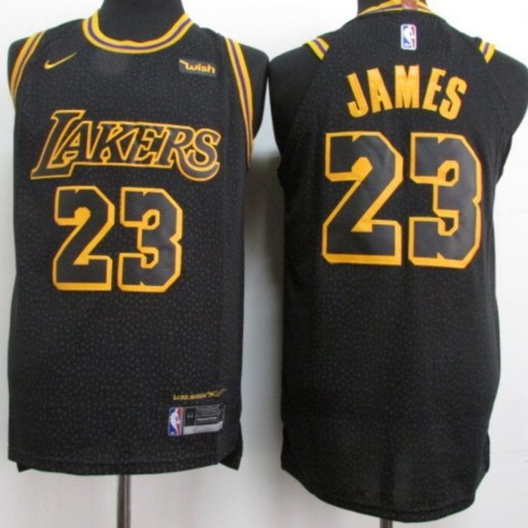 lebron james black city edition jersey